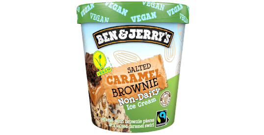 Produktbild Ben & Jerry's Non-Dairy Eis Salted Caramel Brownie